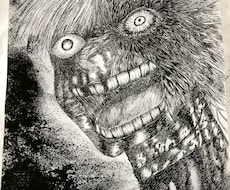 迫力のあるペン画一枚絵描きます イメージ1