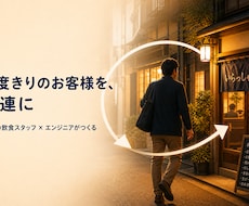 常連づくりの仕組みを自動化でつくります 常連づくり・再来店の仕組みを現場目線で自動化します