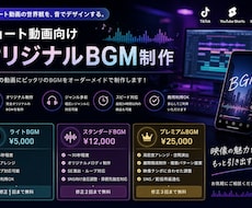 ショート動画向け オリジナルBGM制作致します