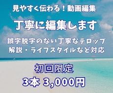 Shorts動画を丁寧に編集します イメージ1