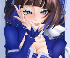 透明感のあるキャラクターイラストを制作します イメージ1