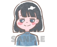 優しいゆるふわなアイコンを描きます