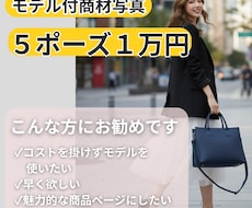 低コストで高品質!モデル画像に加工&動画制作ます