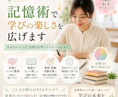 記憶術で学びの楽しさを広げます あなたのペースで記憶術を楽しみながら学びませんか