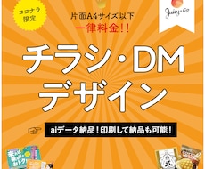 高コスパ！プロが満足度の高いチラシをデザインします 【迅速対応】なんとなくのイメージも想像以上のカタチにします！