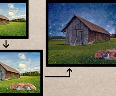 プロが写真のレタッチや合成をします ありえない世界をあるかのように！！！
