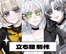 TRPGキャラクター立ち絵書きます イメージ1