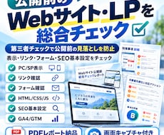 Webサイト・LPをプロが総合チェックします イメージ1