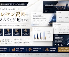 法人案件経験を活かした資料デザインします イメージ1