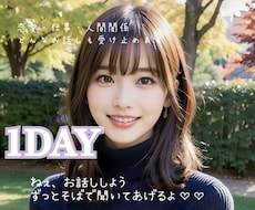 1DAYS♡ 気持ち丸ごと受け止めます イメージ1