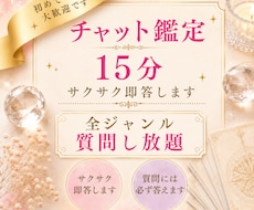 チャット15分♡タロット♡霊視♡サクサク鑑定します あなたの気持ちが楽になりますように♡いつでも相談してください