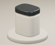 化粧品容器の3DCG画像と動画を制作します イメージ1