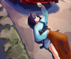 背景とキャラを描きます イメージ1