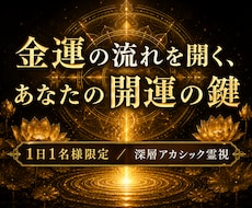 金運霊視✦お金の流れを止める原因と開運の鍵を視ます イメージ1