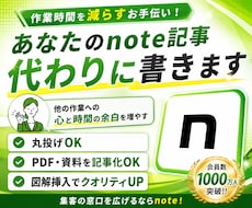note記事をあなたの代わりに全部書きます イメージ1