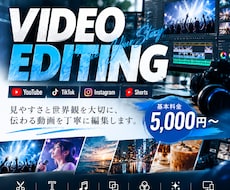 YouTube・SNS動画を丁寧に編集します イメージ1