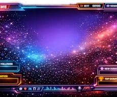 配信用オーバーレイ作成します イメージ1