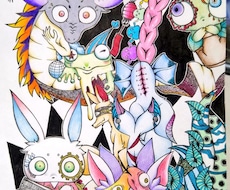 声からイラストを制作します 話す方が得意な方　時間がない方へ　▶電話後に他者に依頼OK