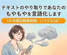テキストのやり取りであなたのもやもやを言語化します イメージ1