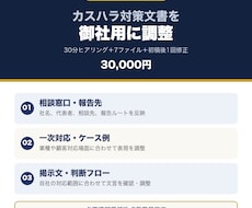 医療・介護向けカスハラ対策文書を自社化します 30分ヒアリングで方針・相談・記録・研修を調整