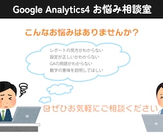 GA4の画面を一緒に見ながらご質問にお答えします イメージ1
