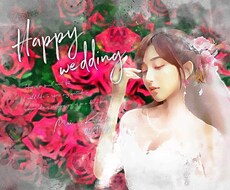 オーダーメイドで水彩画の『似顔絵』を描きます プレゼント・ギフト・結婚式やウェルカムボード・SNS・壁紙