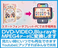 DVD/BDよりMP4変換（同一料金）します 動画とスクリーンショットJPEG5枚付き（シーン指定可能）