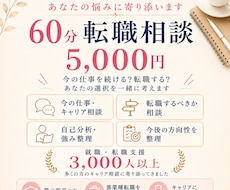 元職業訓練校講師が60分転職相談に乗ります イメージ1