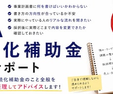 小規模事業者持続化補助金の具体的アドバイスをします イメージ1