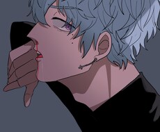 漫画アニメ風のSNSアイコンイラスト描きます イメージ1