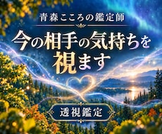 相手の気持ちを【透視】します 言葉にしない本音まで深く読み解き、お届けします！