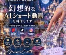 幻想的なAIショート動画を制作します SNSで目を引く幻想的な縦型動画をお届け