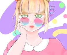 透明感のある女の子・SNSアイコンを制作します イメージ1
