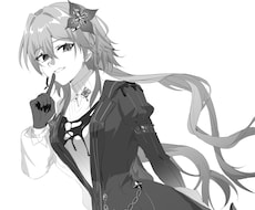 白黒イラストやアニメの原画風イラストを描きます イメージ1