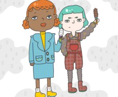 イラスト描きます似顔絵描きます 元気になるちょっとおバカそうな絵を描いています。