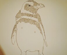動物、ペットのゆるい線画2枚まで描きます イメージ1