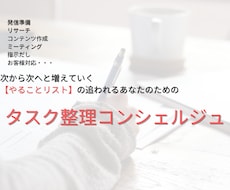 タスク整理mtg・リマインドサポートします お試し　残１名限定価格　進捗管理担当１５社経験　マルチタスク