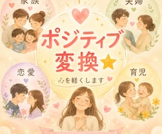 メッセージ3往復☺︎ポジティブ変換します イメージ1