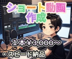 ショート動画【格安】で作成します 最短即日納品　お試し動画作成は【コチラ】から