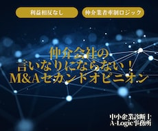 M&A検討中の方！セカンドオピニオンを提供します M&A検討に不安はありませんか？リスクを洗い出しましょう