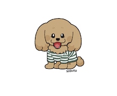 ペットと飼い主さんの似顔絵イラストかきます イメージ1