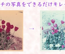 格安写真加工: 写りイマイチの写真をきれいにします イメージ1