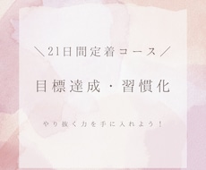 習慣化で目標達成を支援します イメージ1