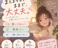 まとまらない悩み、一緒に整理します イメージ1