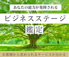 あなたの能力が発揮されるステージを鑑定します イメージ1