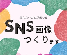 キャッチーなSNSの投稿画像制作します イメージ1