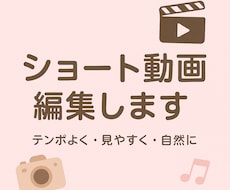 SNSショート動画見やすい動画に仕上げますます イメージ1