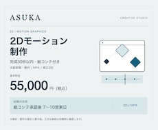 サービス紹介の2Dアニメ動画を制作します イメージ1