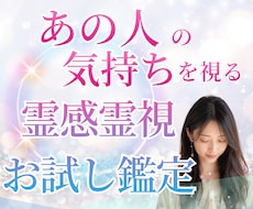 初回お試し｜霊視でお相手の気持ちと次の一手を視ます イメージ1