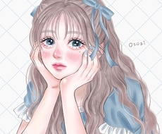 アナログ風×厚塗りの愛らしい女の子イラスト描きます イメージ1